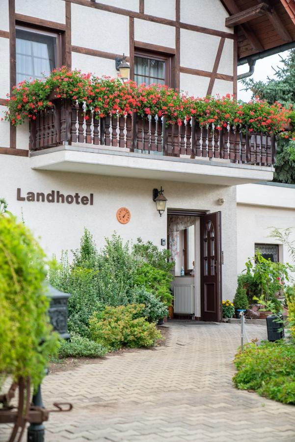 Landhotel Biberburg บาด ลีเบนแวร์ดา ภายนอก รูปภาพ